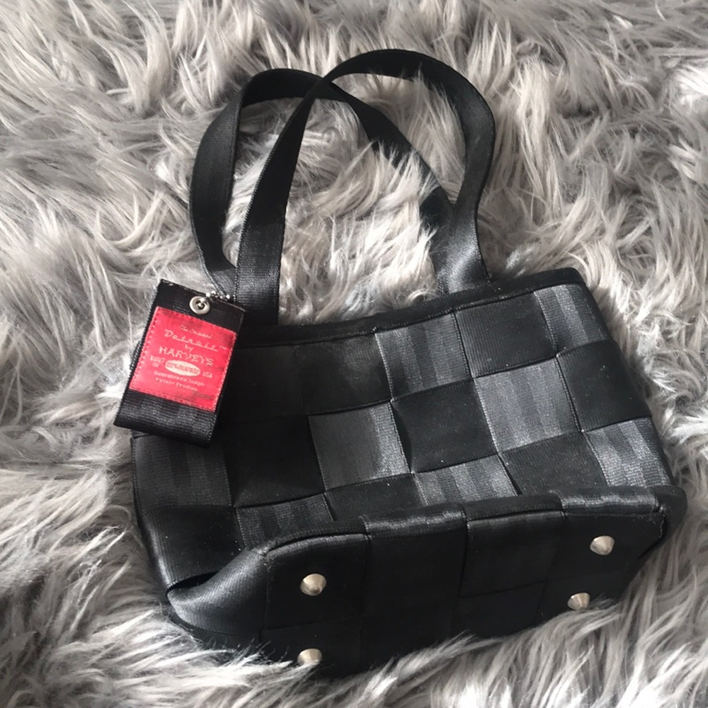 Black Harvey Seatbelt bag.